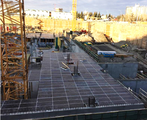 First clinical area concrete slab – Radiation – November 2018